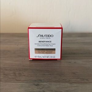 New Shiseido Benefiance Wrinkle Smoothing Eye Cream 15ml